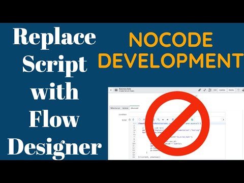 Replace Script with flow designer in ServiceNow| How to create flow designer in ServiceNow | #NOCODE