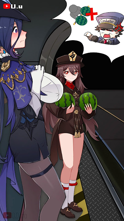 Clorinde: Sorry Hutao Again😳 ‘’Please stay away from the yellow line‘’ #genshinimpact