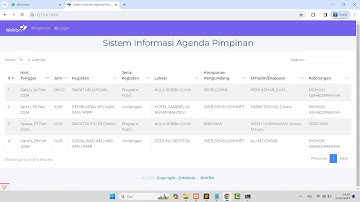 🔴 Aplikasi Sistem Informasi Agenda Pimpinan Notifikasi Terkirim Ke Email  Menggunakan Laravel