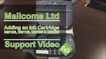 Adding Ink Cartridge to a DM100i, DM110i, DM160i & DM220i Franking Machine