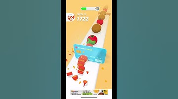 perfect slice game play video #perfectslice #perfectslicesgameplay #satisfyinggames #games