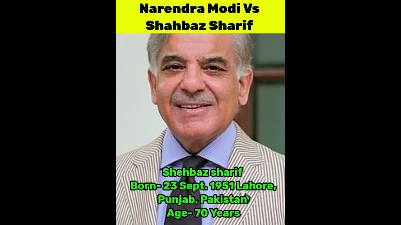 Narendra Modi 🇮🇳 Vs Shahbaz Sharif 🇵🇰 | Prime Minister Comparison In Hindi 