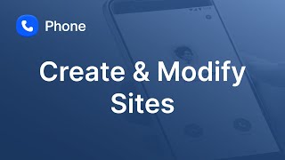 Create & Modify Sites screenshot 5