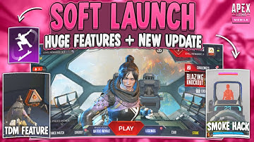 Apex Legends Mobile Soft Launch All New Features In New Update💙 | Apex Mobile New Soft Launch!