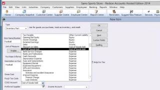 How to create an Inventory Item in Reckon Accounts HD 1