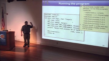 Programming Distributed Memory Systems with MPI - Tim Mattson