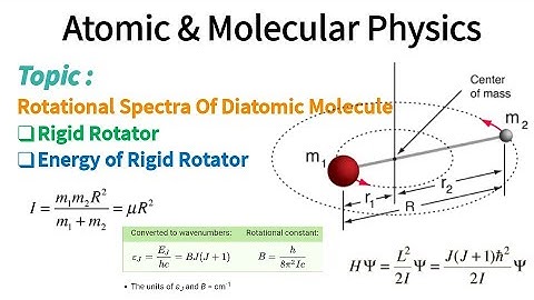 Lecture 49 : Rigid Rotator - Diatomic MoleculeI Pure Rotational Spectra |CSIR|GATE|IIT-JAM|JEST|TIFR