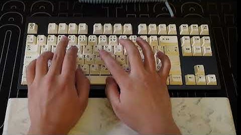 Mode Eighty with 62g Tangerines Typing Test