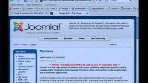 Open Source Developers At Google Series:  Drupal, Joomla! & GSoC