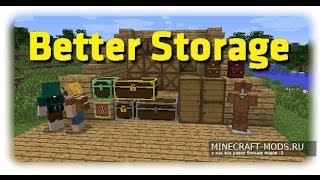 Обзор модов #2 Better-Storage [ХРАНЕНИЯ!] 1.5.2.