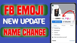 Facebook Emoji Stylish Name Change 2025 Fb Emoji Name Change New Update