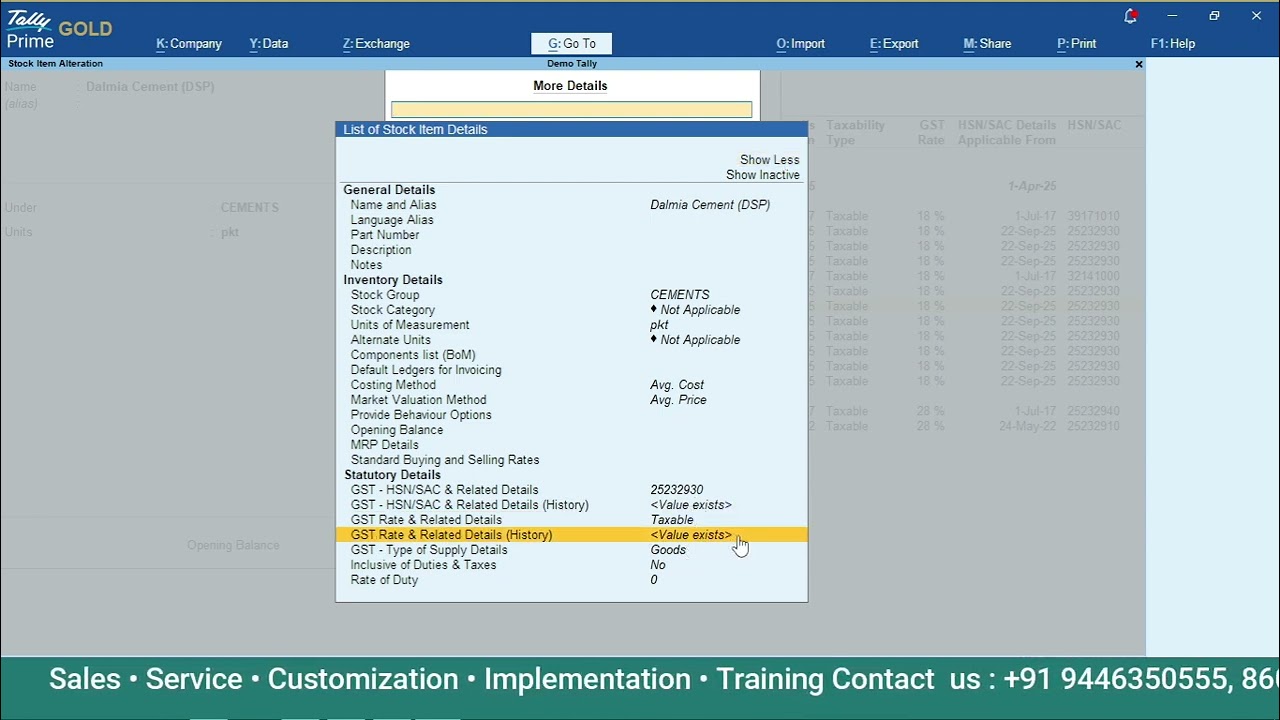 GST 2.0 | Changes to be Made in Tally Prime Before 22nd September | GST Rate Update in Malayalam