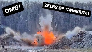 25LBS Tannerite vs. Washing Machine: EXPLOSIVE SHOWDOWN!