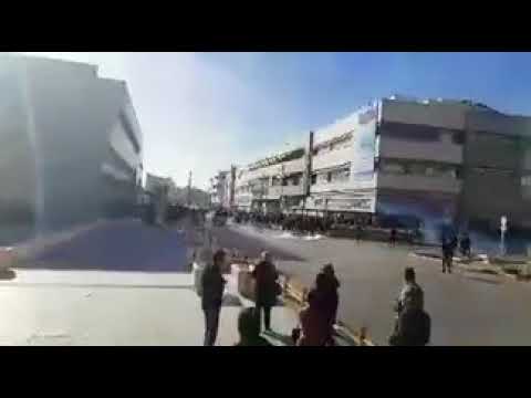 attack against peaceful protestors in Mashhad