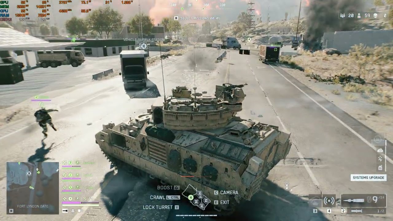 Ryzen 7 5700x - Palit RTX 50608gb [Battlefield 6 RedSec- Custom ultra Settings]