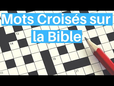 Joue au Mots Croisés sur la Bible -  Mots Croisés 1