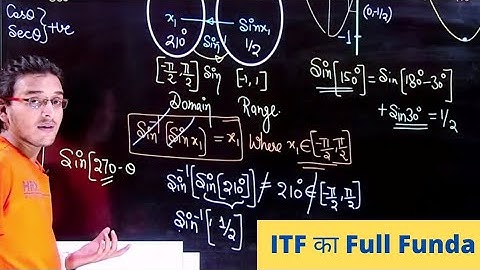 🔴Inverse Trigonometric Functions with Full understanding.|12th Math|ITF.