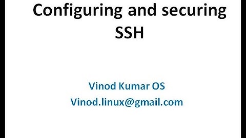 Basics of SSH and steps to configure SSH Key based authentication