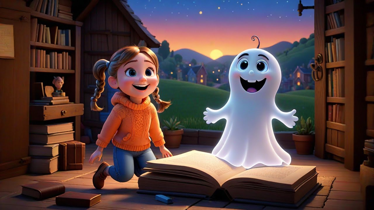 Six Giggly Ghosts Peek Out Instead | Ghost Song for Kids | Nursery Rhymes and Learning Fun