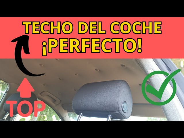 Como REPARAR el TECHO del COCHE DESCOLGADO Sin Desmontar ✓ ¡Mejor