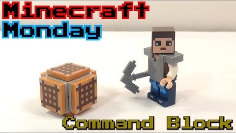 LEGO Minecraft Command Block Tutorial! Minecraft Monday
