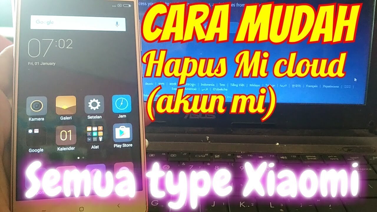 Hapus Micloud : Cara Hapus Micloud Redmi Note 3 ...