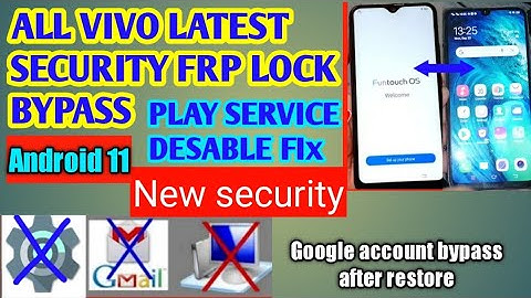 all vivo android 11 frp lock bypass|without pc|