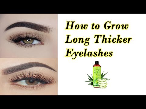 How to grow long, Thick  Eyelashes in just 2 days  -  Longer Eyelashes at home