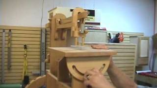 Pedal-operated Wooden Scroll Saw