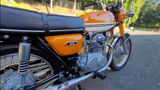 248 MILE PRISTINE HONDA 1971 CB 175