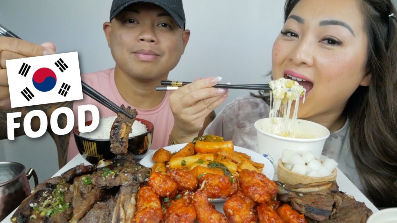 KOREAN FOOD *SPICY RABOKKI, L.A GALBI, CORN CHEESE & DAKGANGJEONG