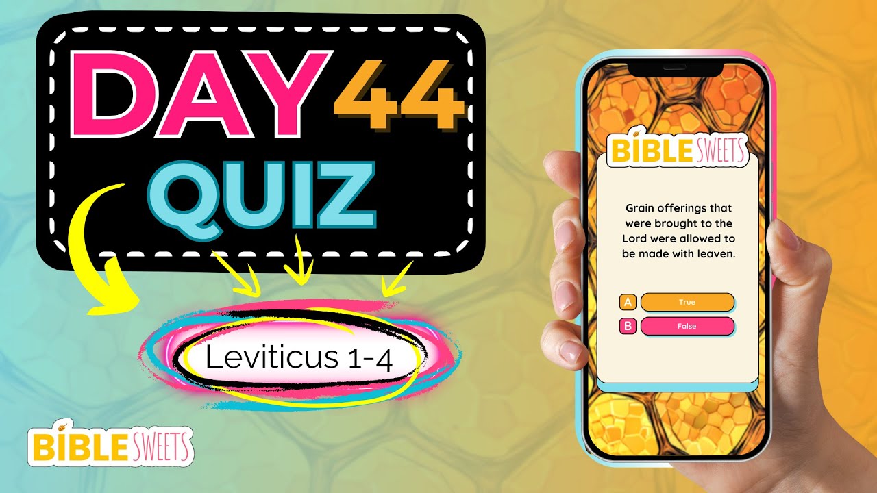 Bible Trivia Quiz - Day 44 Challenge | Leviticus 1-4