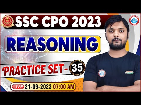 SSC CPO 2023, CPO Reasoning Practice Set 35, Reasoning For SSC CPO | SSC CPO Reasoning Class
