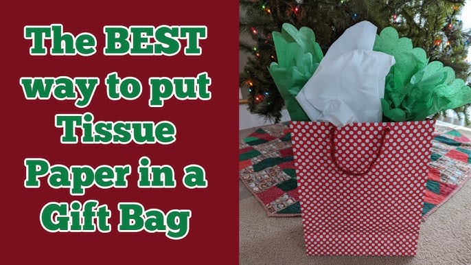 Giftology: How to Put Tissue Paper in a Gift Bag, Learn the art of gift  wrapping from the experts at H…