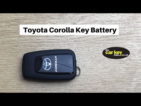 Toyota Corolla Smart Key Battery Change HOW TO