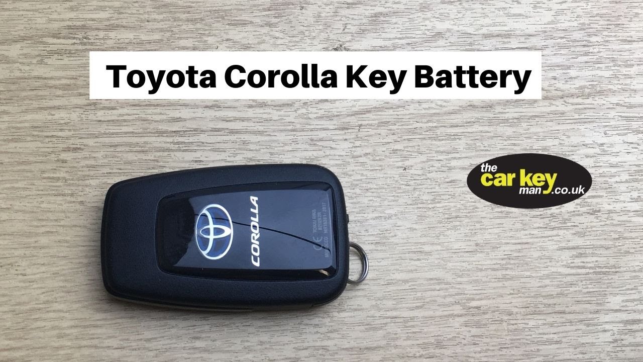 Toyota Corolla Smart Key Battery Change HOW TO | Corolla Hybrid Battery