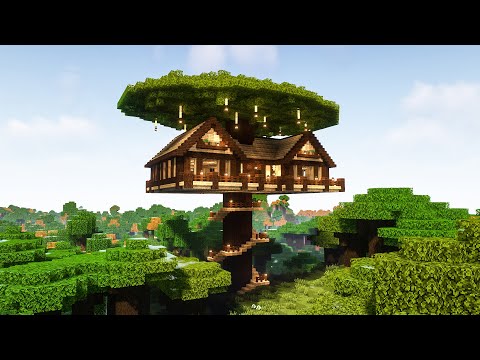 видео: 🌴Tree House / Minecraft Tutorial