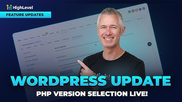 Wordpress Update -- PHP Version Selection Live!