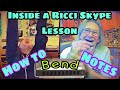 How To Bend Notes Inside a Ricci Skype Lesson with Colin Kirby