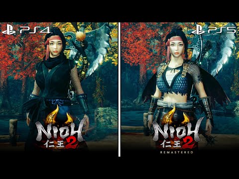 NIOH 2 PS4 vs NIOH 2 REMASTERED PS5 | Graphics Comparison