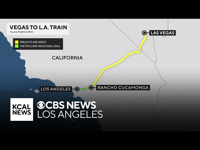 High-speed rail between Los Angeles and Las Vegas: What to know