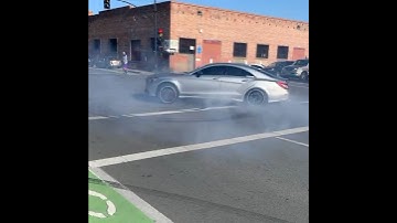 Mercedes doing donuts #cls63s #amg #mercedes #daily #drift #awd #brabus #gta #fast #kb43ver #bayarea