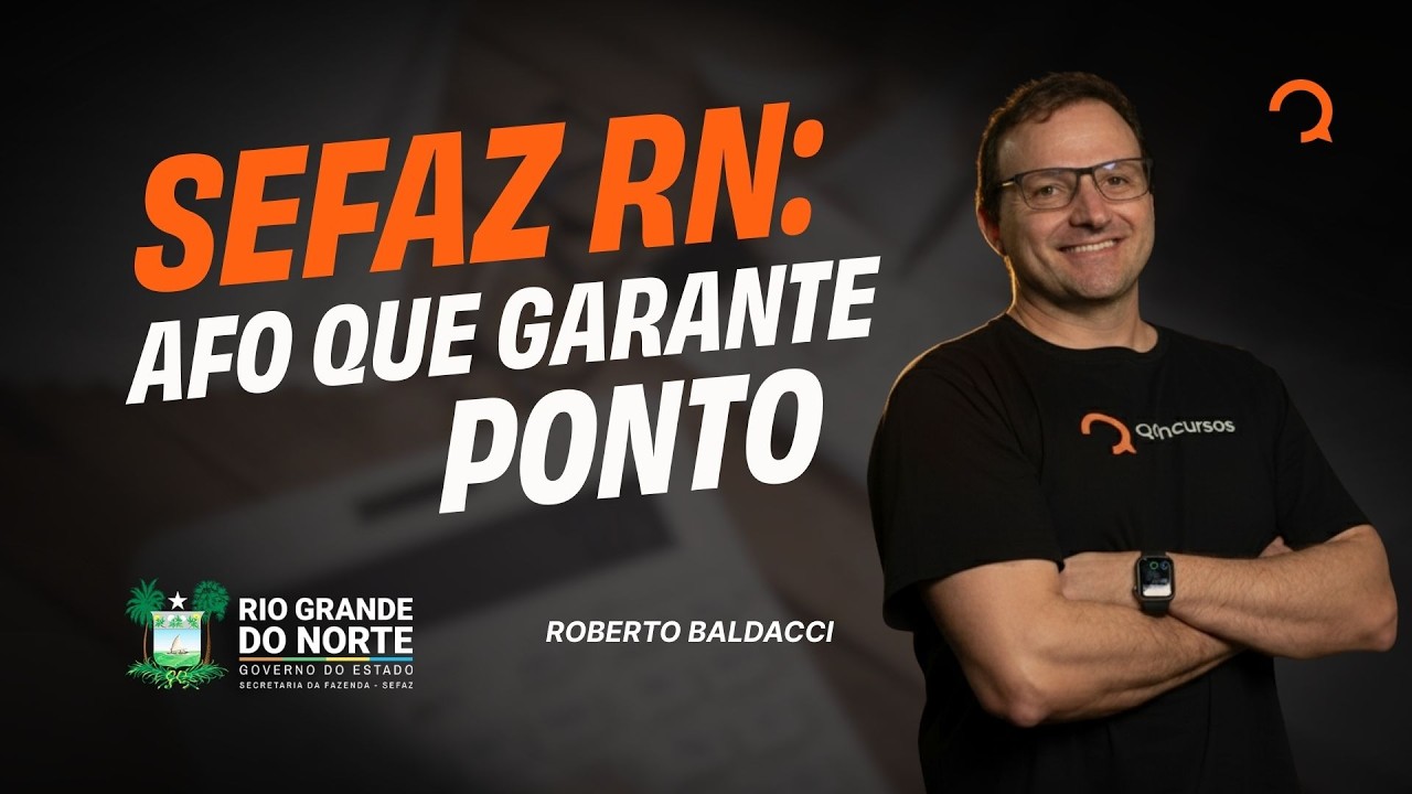 SEFAZ RN: AFO que garante ponto