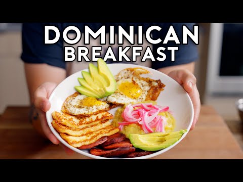 The National Breakfast from the Dominican Republic You HAVE to Try  Street Food with Senpai