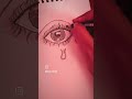 “Hyper Realistic Crying Eye Drawing” #art ✏️✏️✏️