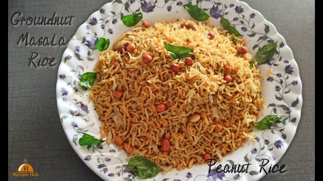 Groundnut Rice Recipe | Sapphire1845.com