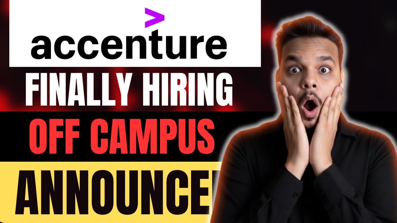 Finally Accenture Mass Hiring Announced | Off Campus Drive For 2025 ...