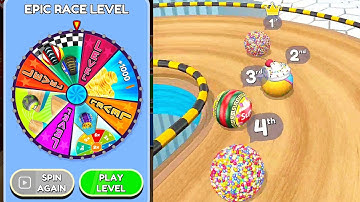 Going Balls Epic Race Level Gameplay Walkthrough Android ios (Level 34)