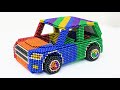 磁気ボールだけでSUVの車つくってみた Magnetic Balls ASMR