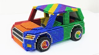 磁気ボールだけでSUVの車つくってみた Magnetic Balls ASMR